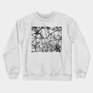 Ordaos - Destroyed Print #2 Black Crewneck Sweatshirt